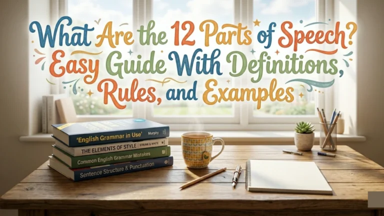 What Are the 12 Parts of Speech? Easy Guide With Definitions, Rules, and Examples
