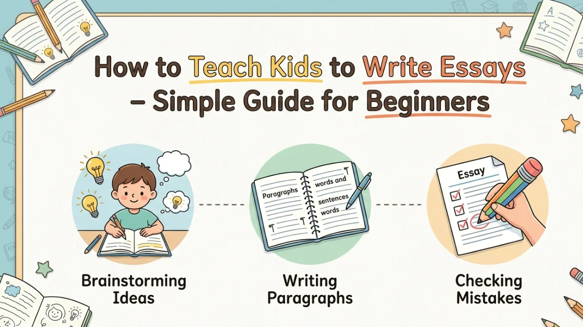 How to Teach Kids to Write Essays – Simple, Practical and Effective Guide for Parents and Teachers