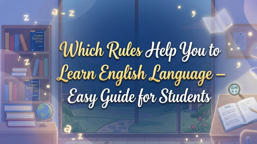 Which Rules Help You to Learn English Language – Easy Guide for Students