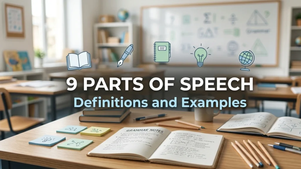 9 Parts of Speech Definitions and Examples – Ultimate Smart Student Guide