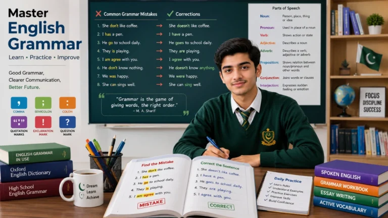 Common Mistakes in English Grammar: Easy Rules, Examples, and Corrections for Students