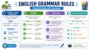 English Grammar Rules with Examples: Complete Easy Guide for Students